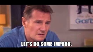 LIAM NEESON  Improvisational Comedy  Lifes Too Short [upl. by Mensch]