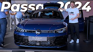 New Volkswagen Passat RLine 2024 First Look Review [upl. by Anitsirhc217]