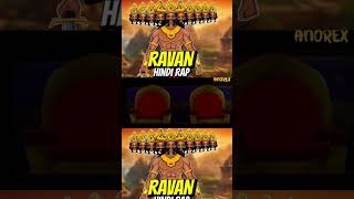 RAVAN HINDI RAP BY ANOREX ravan ram rap viral dikz [upl. by Niwled]