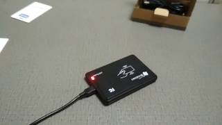 How to use GEELR001 125 khz EM4100 RFID reader [upl. by Thanasi]