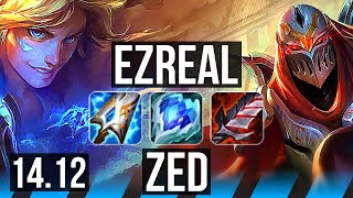 EZREAL vs ZED MID  54k DMG Legendary 16412  EUW Master  1412 [upl. by Jimmy]