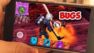 TRUHEN amp ITEM BUGS 📲 FORTNITE am HANDY  FORTNITE MOBILE Battle Royale Deutsch [upl. by Lienaj792]