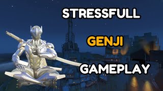 THE MOST STRESSFULL GENJI GAMEPLAY IN OVERWATCH 2 [upl. by Egoreg619]