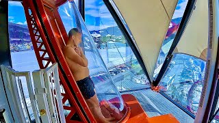 Free fall Drop Water Slide at Therme Amadé [upl. by Jerri403]