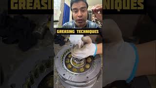 Fascinating Greasing Technique On Truck Wheel shortsvideo [upl. by Aiuoqes934]