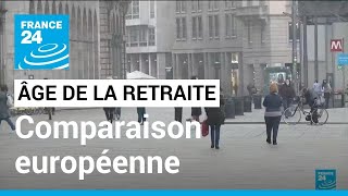 À quel âge partent en retraite nos voisins européens  • FRANCE 24 [upl. by Ennoitna134]