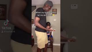 When My Brother Won’t Let Me Do His Hair😭trending hair 4chair tiktok trendingshorts viral [upl. by Denzil]