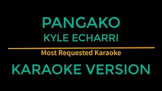 Pangako  Kyle Echarri Karaoke Version [upl. by Botzow]