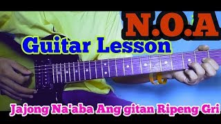 Jajong Naaba Anggitan Ripeng Gri Guitar Lesson [upl. by Mueller]