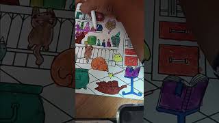 CAT COLORING PAGE PART 2 asmr coloringbook [upl. by Appleton]