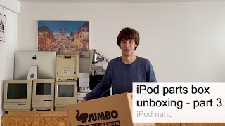 Unboxing 8 boxes full of iPod parts Part 3 2024 [upl. by Nylarad354]