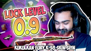 ₹28000 spent on the New Kukulkan Fury Kar98 Skin Upgrade  PUBG MOBILE  8bit MAMBA [upl. by Aikcin]