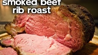 Smoked Prime Rib with Homemade Creamy Onion and Horseradish Toppings [upl. by Ayihsa]