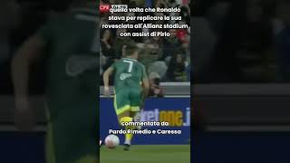 che rovesciata di Ronaldo alla partita del cuore 😱😱 cristianoronaldo ronaldo partitadelcuore [upl. by Alliuqaj400]