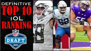 Top 10 Interior Offensive Linemen in the 2024 NFL Draft I Scouting Reports amp Highlight Reels [upl. by Arayc]