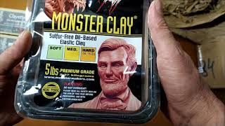 Пластилин Clayette Chavant и Monster clay [upl. by Ennairb]