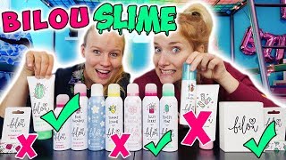 BILOU SLIME CHALLENGE  Wähle nicht das Falsche Nina amp Kathi suchen Beauty Produkte für Schleim aus [upl. by Welby]