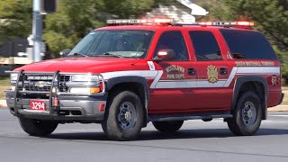 Woodlawn Fire Department Utility 3294 Responding 22723 [upl. by Zoba]