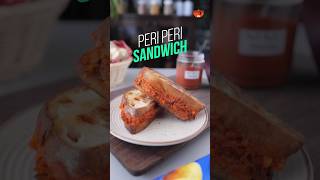 Paneer Peri Peri Sandwich  Easy amp Delicious Recipe Shorts [upl. by Elli]