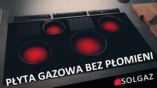 Polski wynalazek Płyta gazowa bez płomieni  SOLGAZ [upl. by Ahsieym217]