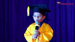 kindergarten Graduation speech by Harshatej [upl. by Rue]