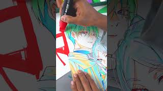 Coloring using Acrylic Markers  ArrtX Markers ✨shorts drawing markers [upl. by Suiravat]