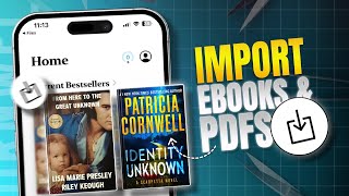 How to Import eBooks amp PDFs to the Books App on iPhone  Add PDfs or EPUB Files to iPhone Books [upl. by Mcnamee388]