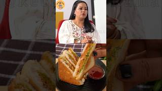 Bharti Singhs Viral Sandwich Recipe shorts sandwich bhartisingh [upl. by Einafats]