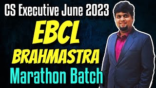 FREE CS Executive Online Classes  EBCL  Marathon Revision  Overseas Direct Investment [upl. by Ecissej]