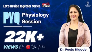 PYQ Physiology by Dr Pooja Nigade  Cerebellum Academy [upl. by Gino704]