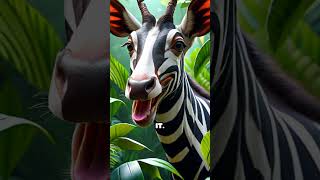 Okapi vs Zebra Who Would Win [upl. by Tansey]