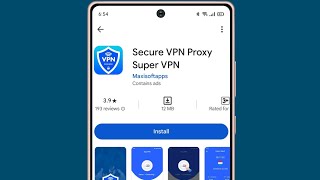 secure vpn proxy super vpn app kaise use kare  how to use secure vpn proxy super vpn app [upl. by Kellyn]