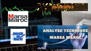 MARSA MAROC  Analyse Technique du  26032023 [upl. by Hodgkinson]