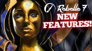 Rebelle 7 NEW Features The BEST traditional digital art software [upl. by Lyrad155]