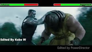 Colossus vs Juggernaut with healthbars [upl. by Bunce570]