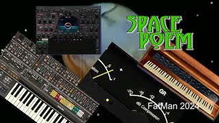 Space Poem Moog Mariana Cherry Audio Novachord amp GX80 Waves Ovox [upl. by Lupita]