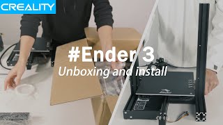 Unboxing  Creality Ender 3 Unbox Set Up and Build 2020 [upl. by Engelbert]