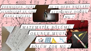 Matematik Bölümü okunur mu Fen edebiyat fakültesi okunmalı mi kimler okumalı ve daha fazlası 🎲🔢📉 [upl. by Vigor]