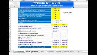 Excel calculadora de pensiones IMSS [upl. by Stevy]