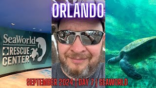 Orlando Vlog  Day 7  SeaWorld  Perkins [upl. by Cargian]