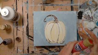 Palette Knife Pumpkin [upl. by Dan329]