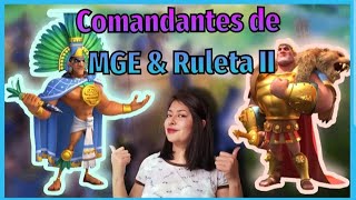 Comandantes de MGE amp Ruleta Parte II 🤩 Rise of Kingdoms [upl. by Alamap]