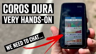 COROS Dura Bike GPS HandsOn Never Charge Again [upl. by Worthington539]