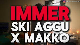 SKI AGGU x MAKKO  IMMER  Piano Cover  Lyrics [upl. by Yggep605]