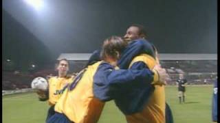 Bergkamp vs SunderlandFA Cup 19961997avi [upl. by Ellerred]