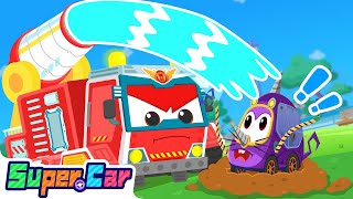 The Garden Thief  Car Cartoon  Kids Cartoons  Super Car Cars World [upl. by Rambow]