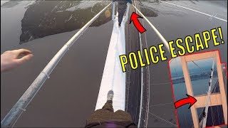 CRAZY BRIDGE CLIMB POLICE ESCAPE [upl. by Drummond596]