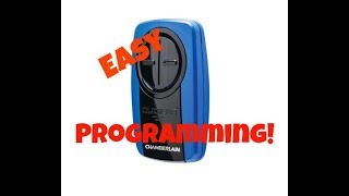 How to program a Chamberlain Klik3u Universal Garage Door Opener Remote [upl. by Ardnuaed315]