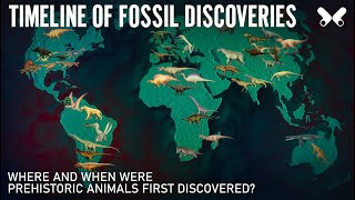 Where and when were Prehistoric Animals first discovered Timeline World Map [upl. by Hatty]