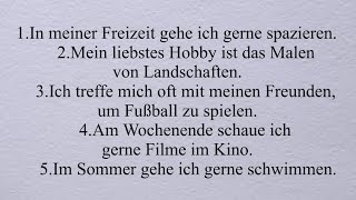 Freizeit und Hobbys auf Deutsch 30 Sätze die du kennen musst“ [upl. by Erastes]